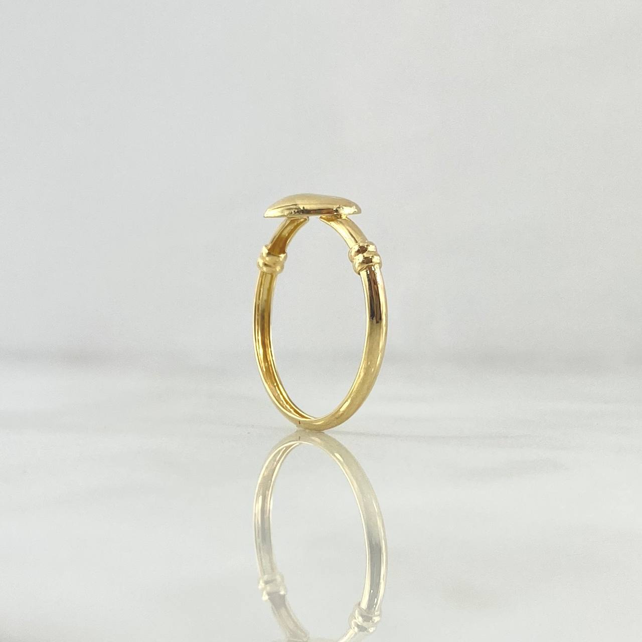 Anillo Corazón Nudos 1.25gr / T7 3/4 / Oro Amarillo 18K