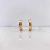 Candongas Tribal 2.55gr / 2.1cm / Oro Amarillo 18K #