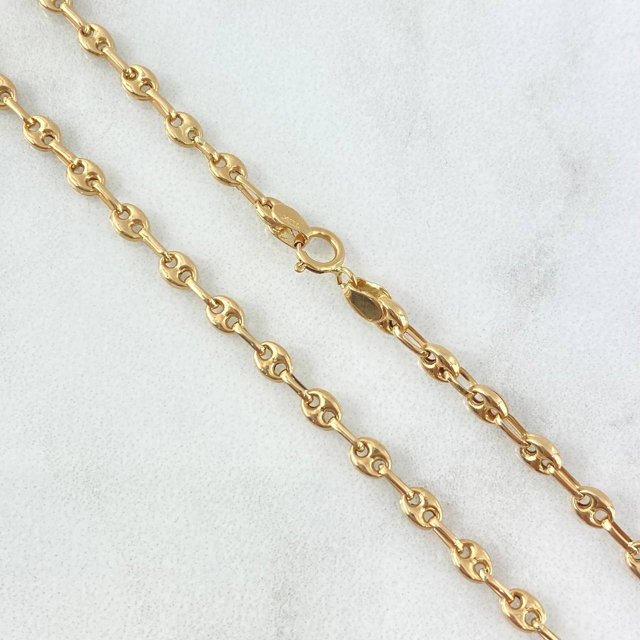 Cadena GC 5.45gr / 50cm / 3.2mm Lisa Oro Amarillo 18K