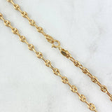 Cadena GC 5.45gr / 50cm / 3.2mm Lisa Oro Amarillo 18K