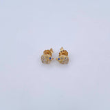 Topos Elefante 1.15gr / Circones Azules Blancos Oro Amarillo 18K &