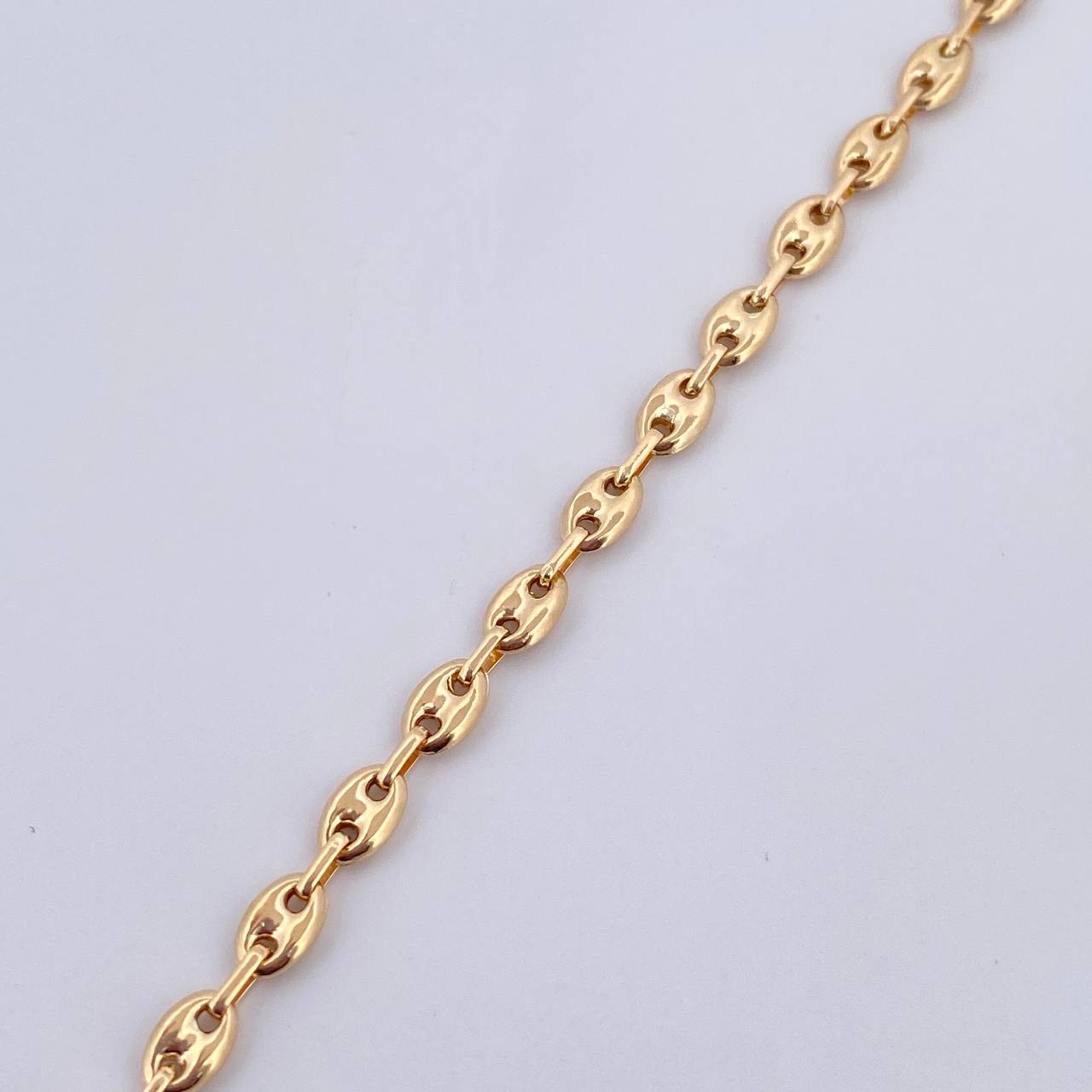 Tobillera GC 4.3gr / 24.8cm / 3.6mm Oro Amarillo 18K $