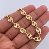 Tobillera GC 7.1gr / 26.1cm / 5.8mm Oro Amarillo 18K $