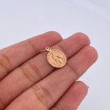 Dije San Benito 1.7gr / 2cm / Oro Rosa 18K &