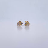 Topos Elefante 1.15gr / Circones Azules Blancos Oro Amarillo 18K &