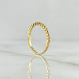 Anillo Mitad Esferas 1.5gr / T5 1/2 / Oro Amarillo 18K