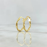 Candongas Deis 1.2gr / 1.9cm / Oro Amarillo 18K