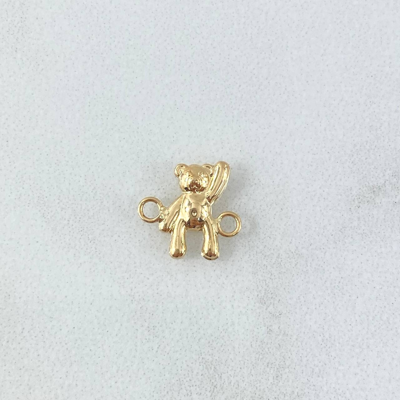 Herraje Oso Mano Arriba 0.35gr / 1.1cm-Oro Amarillo 18K