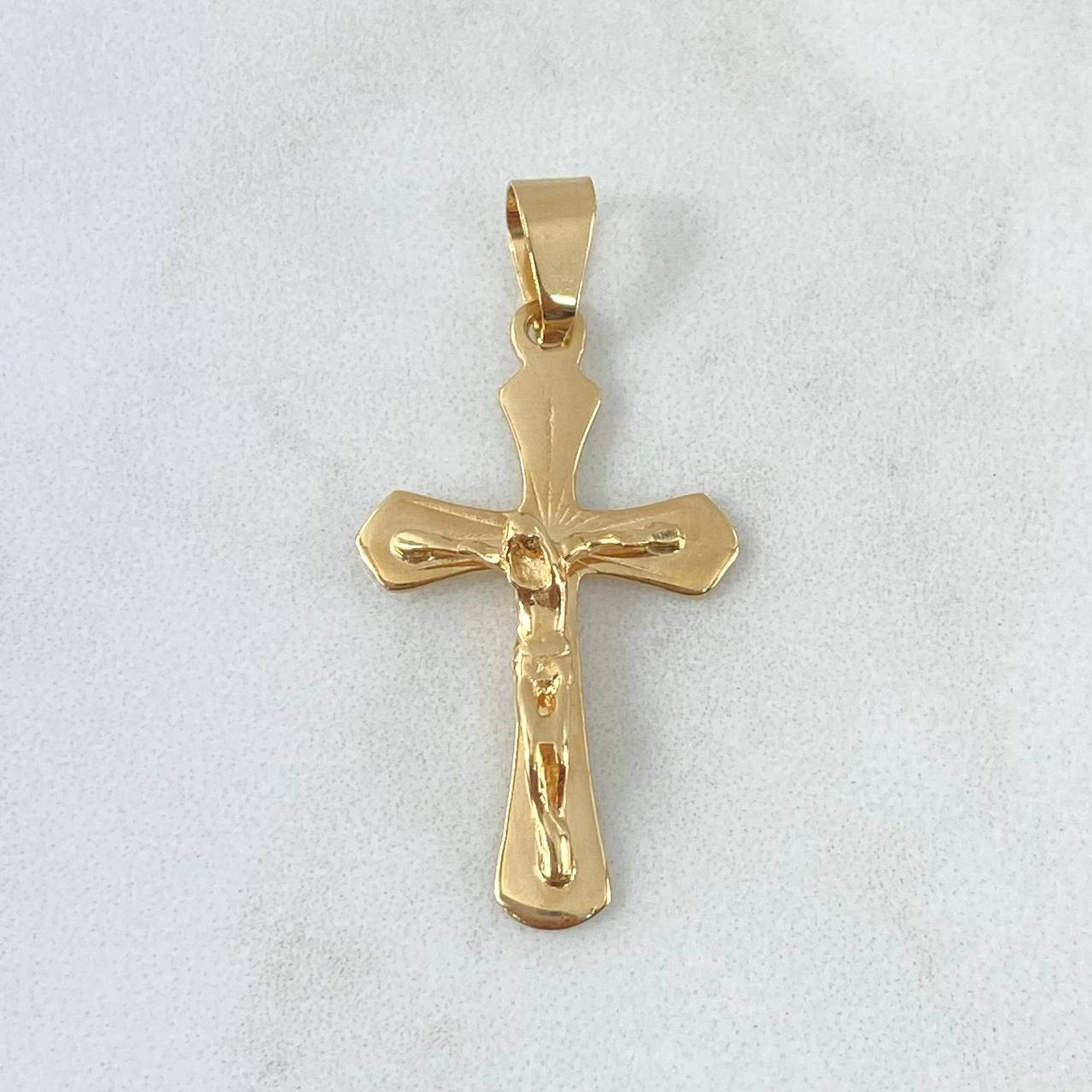 Dije Cruz Cristo 2.85gr / 3.8cm / Oro Amarillo 18K *