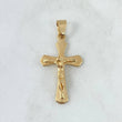 Dije Cruz Cristo 2.85gr / 3.8cm / Oro Amarillo 18K *