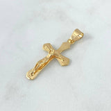 Dije Cruz Cristo 2.85gr / 3.8cm / Oro Amarillo 18K *