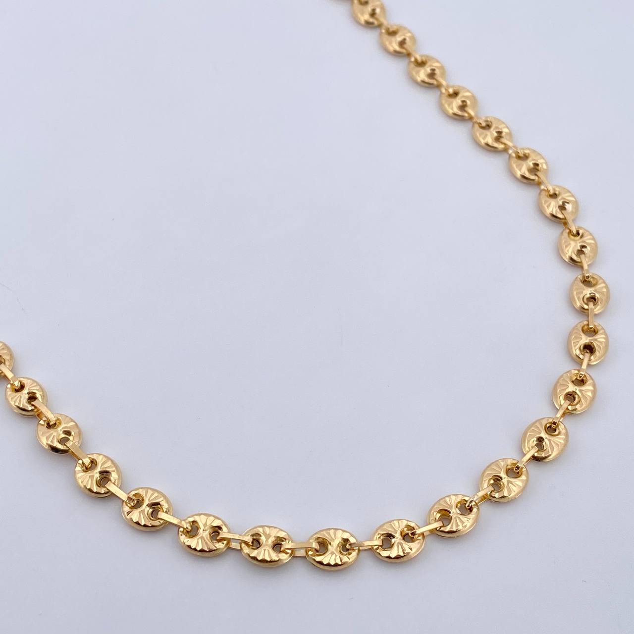 Cadena GC 14.35gr / 56cm / 5.1mm Diamantado Oro Amarillo 18K $