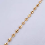 Pulso GC 3.7gr / 17.8cm / 4mm Diamantado Oro Amarillo 18K $