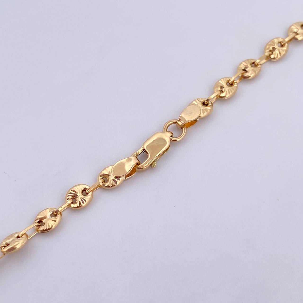 Cadena GC 9gr / 51cm / 3.8mm Diamantado Oro Amarillo 18K $