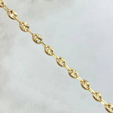 Pulso GC 4.75gr / 21cm-5mm Diamantado Oro Amarillo 18K *