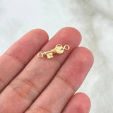 Herraje Llave Medieval 0.45gr / 2cm / Oro Amarillo 18K