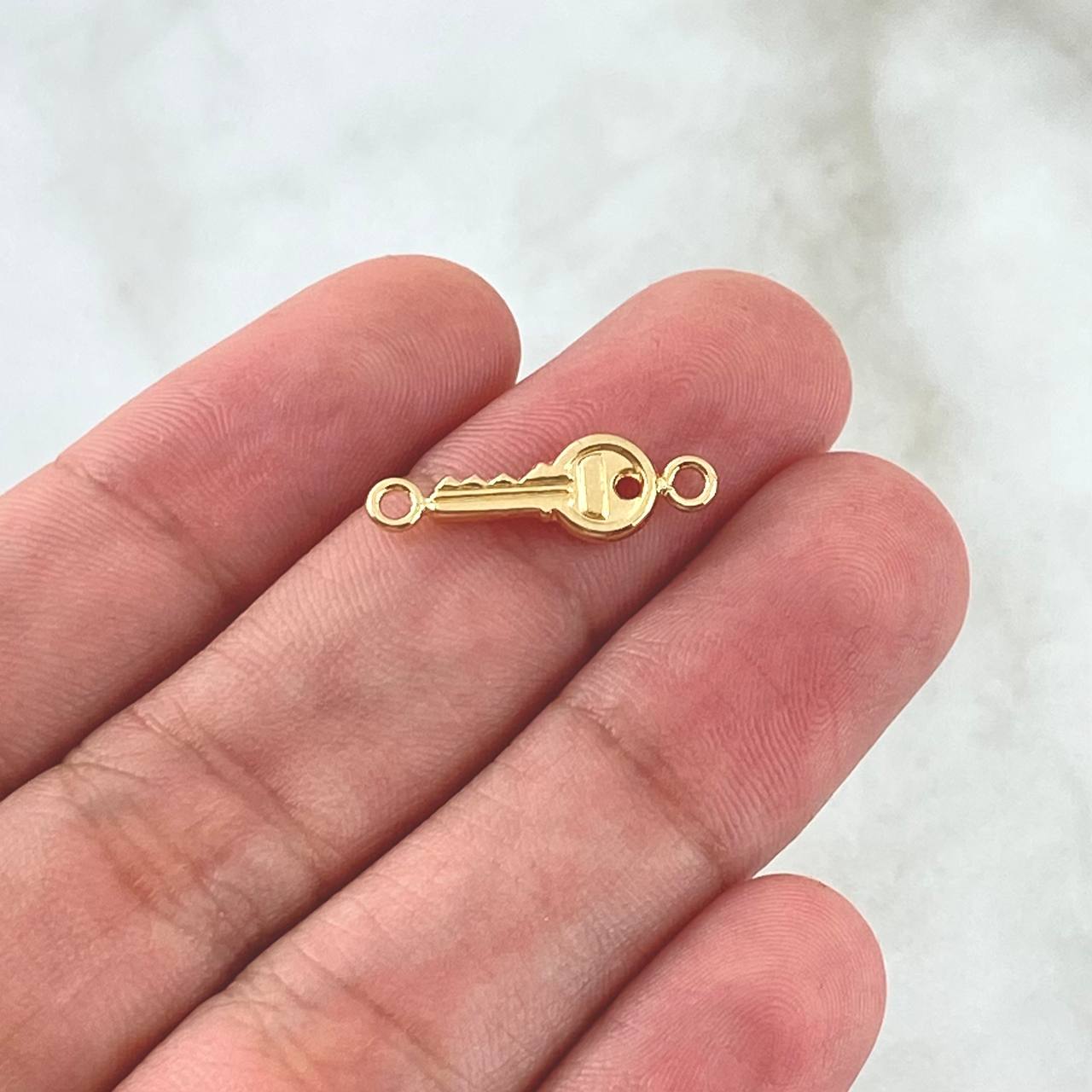 Herraje Llave 0.45gr / 2cm / Oro Amarillo 18K