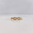 Anillo Infinito 1.9gr / T6 3/4 / Diamantes 08pts Oro Amarillo 18K (Joya) &