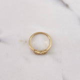 Anillo Infinito 1.9gr / T6 3/4 / Diamantes 08pts Oro Amarillo 18K (Joya) &