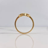 Anillo Infinito 1.9gr / T6 3/4 / Diamantes 08pts Oro Amarillo 18K (Joya) &