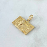 Dije 100 Dolares 3.85gr / 2.2cm / Liso Relieve Oro Amarillo 18K ©