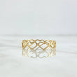 Anillo Corazones 1.3gr / T7 / Liso Oro Amarillo 18K