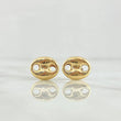 Topos GC 1.15gr / 12mm Lisos Oro Amarillo 18K *