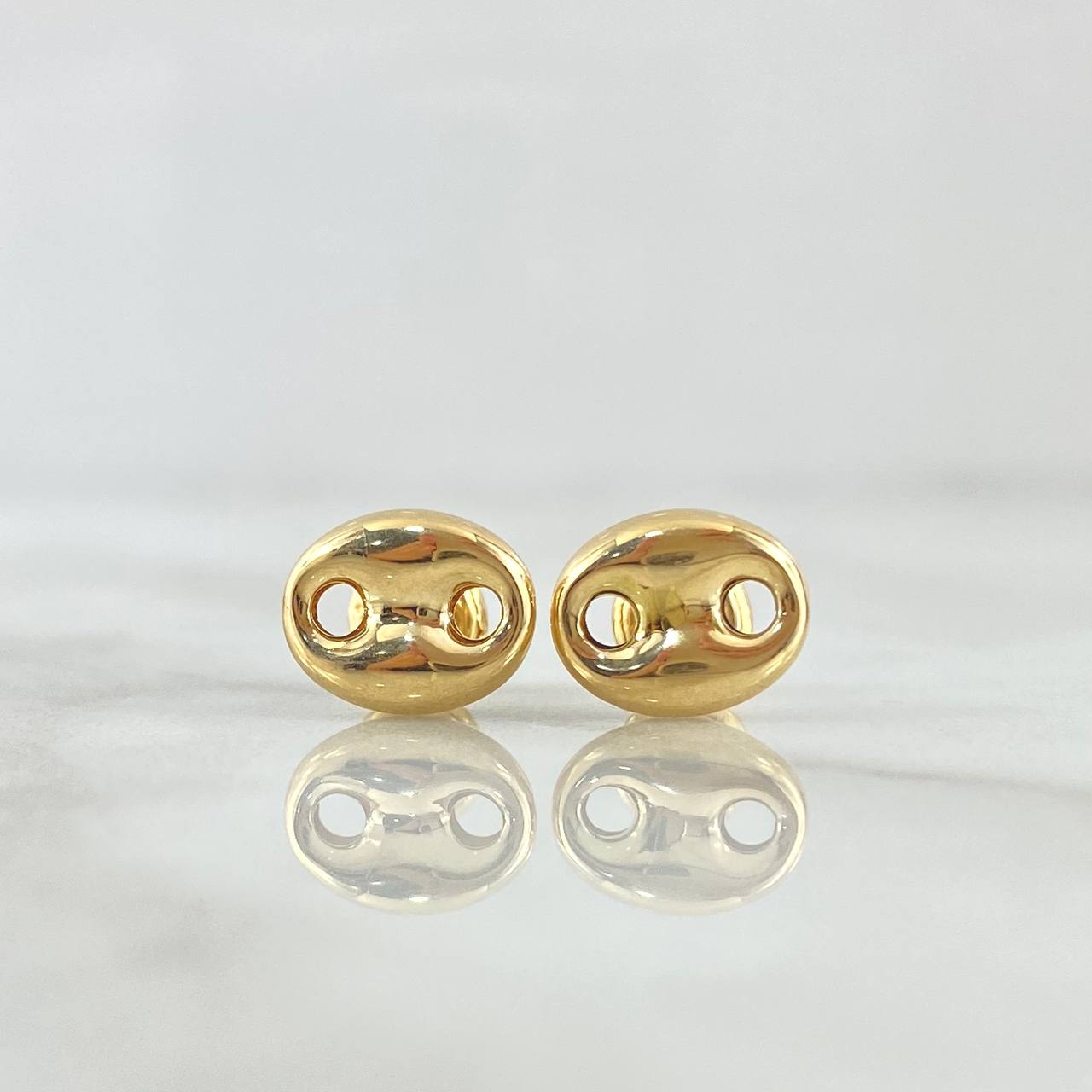 Topos GC 0.9gr / 10mm Lisos Oro Amarillo 18K ©