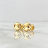 Topos GC 0.85gr / 9mm Lisos Oro Amarillo 18K *