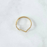 Anillo Electrocardiograma 1.2gr / T6 3/4 / Liso Oro Amarillo 18K