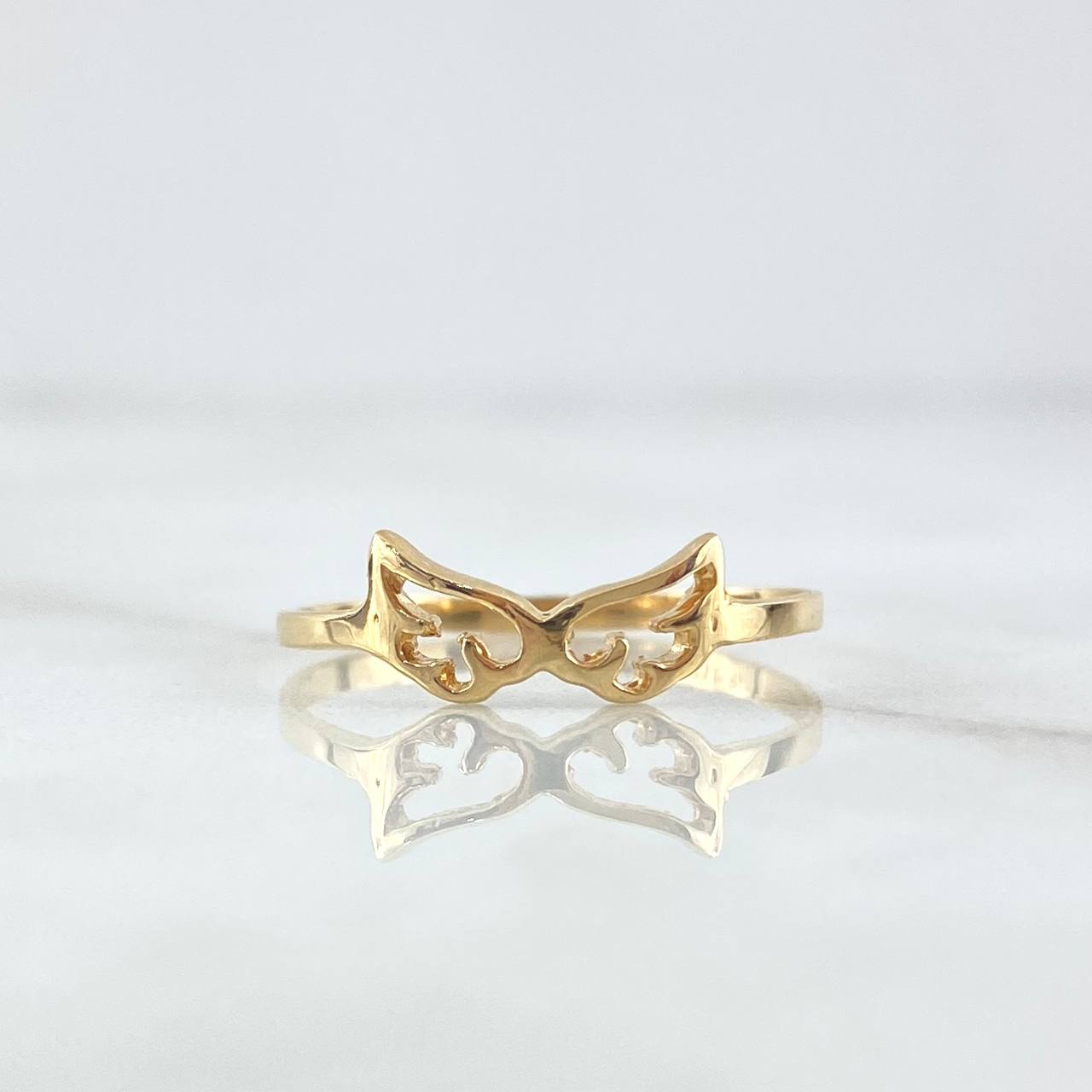 Anillo Alas 0.95gr / T6 1/2 / Lisas Oro Amarillo 18K