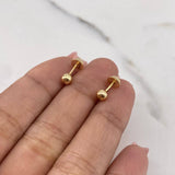 Topos Bola 0.6gr / 4mm Lisa Oro Amarillo 18K &