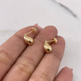 Topos Gota 0.9gr / 1cm / Lisa Oro Amarillo 18K &