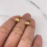 Topos Media Bola 0.7gr / 6mm Diamantados Oro Amarillo 18K &