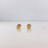 Topos Mariposa 0.45gr / Circon Verde Oro Amarillo 18K &