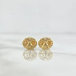 Topos GC 0.7gr / 8mm Diamantados Oro Amarillo 18K