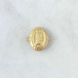 Herraje Virgen Guadalupe 1.05gr / 1.6cm / Troquelada Oro Amarillo 18K