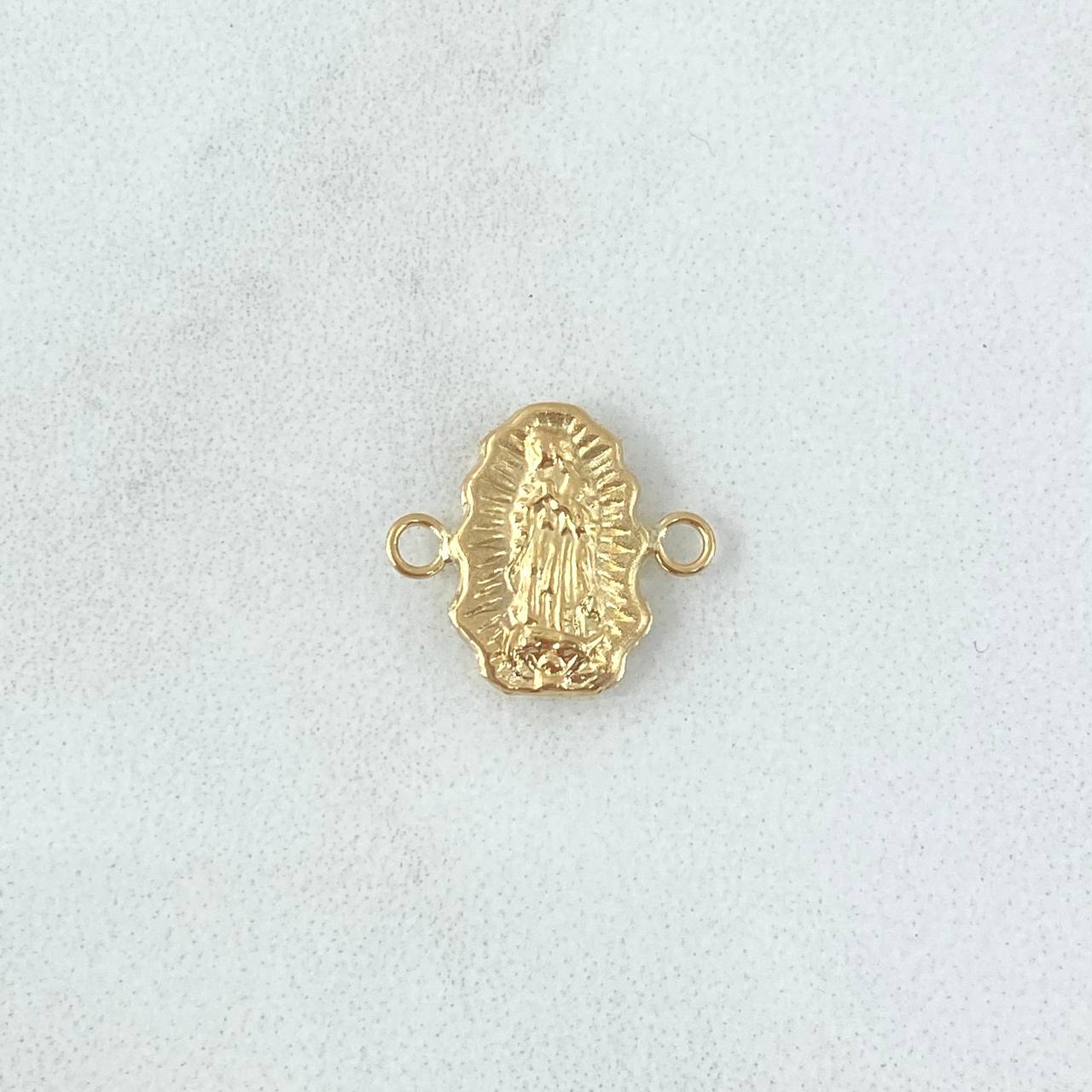 Herraje Virgen Guadalupe 0.6gr / 1.3cm / Silueta Oro Amarillo 18K