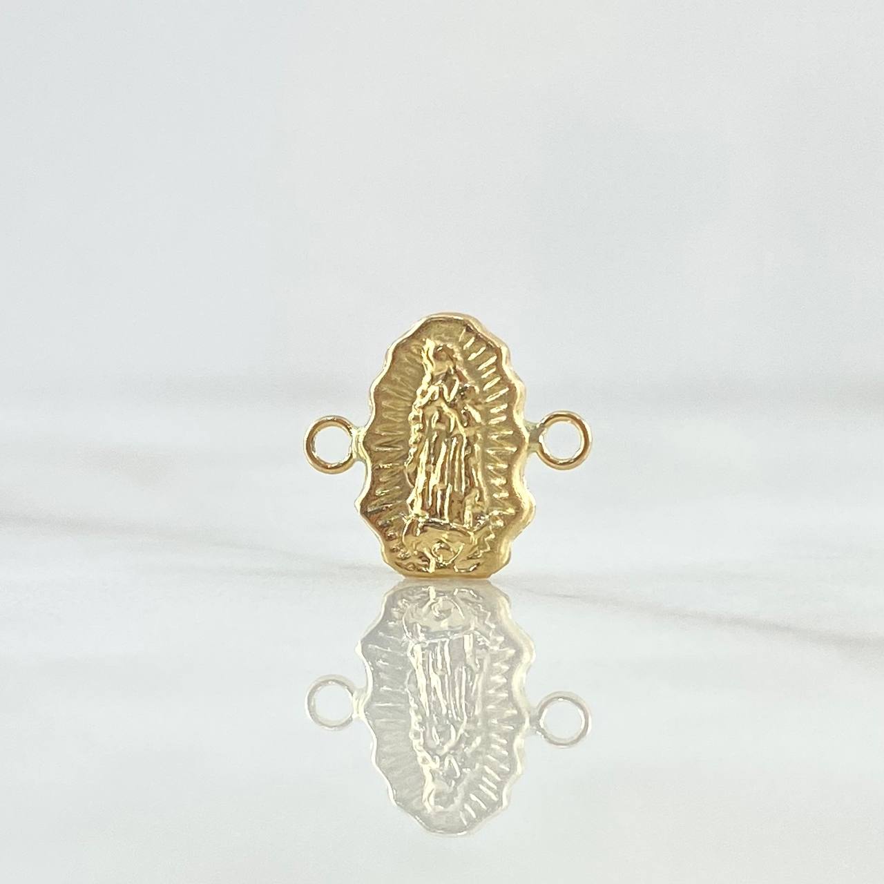 Herraje Virgen Guadalupe 0.6gr / 1.3cm / Silueta Oro Amarillo 18K