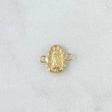 Herraje Virgen Guadalupe 0.45gr / 1cm / Silueta Oro Amarillo 18K