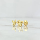 Topos Perro 0.95gr / 6mm Oro Amarillo 18K