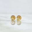 Topos Boton Liso 0.4gr / 3mm Oro Amarillo 18K