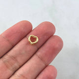 Herraje Silueta Corazón 0.3gr / 8mm Oro Amarillo 18K