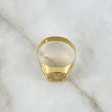 Anillo Divino Niño 2.3gr / T11 / Mate Texturizado Oro Amarillo 18K