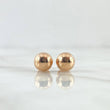 Topos Bola 0.75gr / 7mm Lisa Oro Rosa 18K