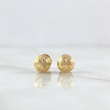 Topos Bola 0.75gr / 6mm Diamantada Lineal Oro Amarillo 18K