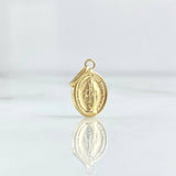 Dije Virgen Milagrosa 0.65gr / 2cm / Oro Amarillo 18K