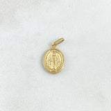 Dije Virgen Milagrosa 0.65gr / 2cm / Oro Amarillo 18K