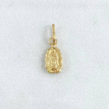 Dije Virgen Guadalupe 0.3gr / 1.5cm / Silueta Troquelada Oro Amarillo 18K