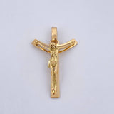 Dije Cruz Cristo 5.65gr / 4.2cm / Oro Amarillo 18K &